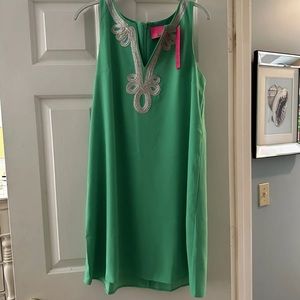 NWT Lilly Pulitzer Cherlyn Soft Shift Dress myrtle green Dress Size 8